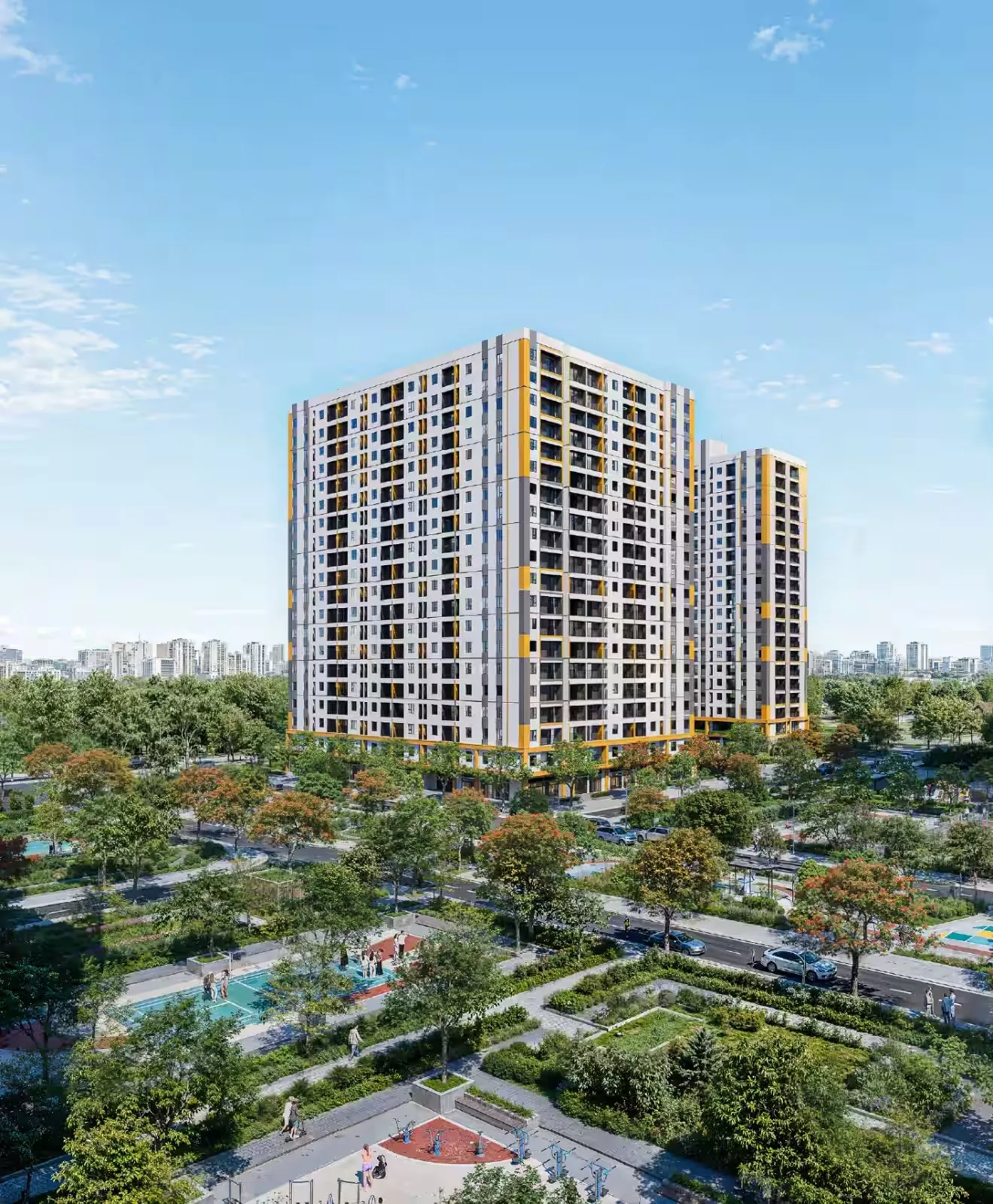 Mật độ xây dựng thấp, quy hoạch đồng bộ
