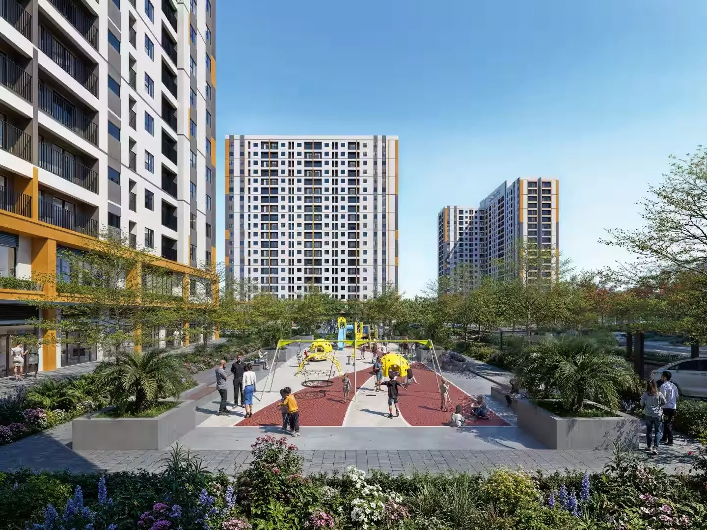 Căn hộ thiết kế tối ưu cho gia đình trẻ